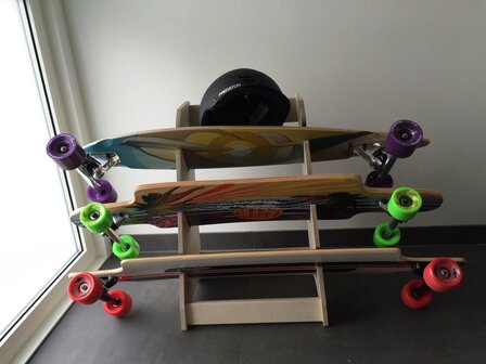 Board Racks - Longboard / skateboard rack - staand - B-Keus